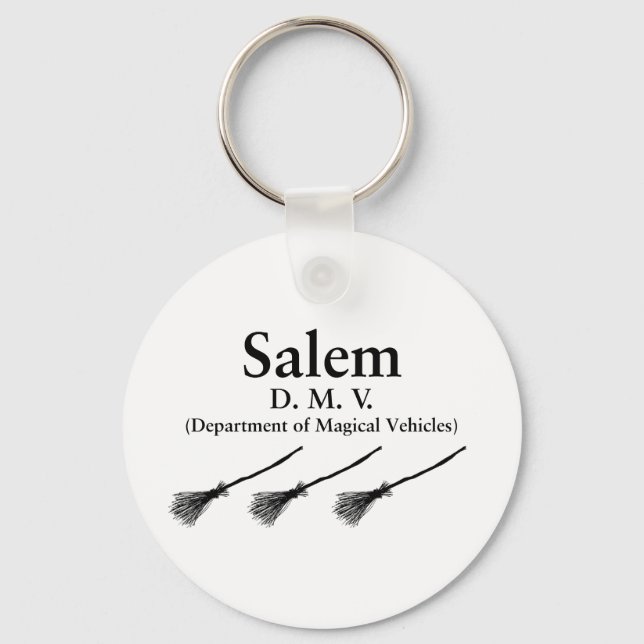 Greetings from Salem Keychain (Front)
