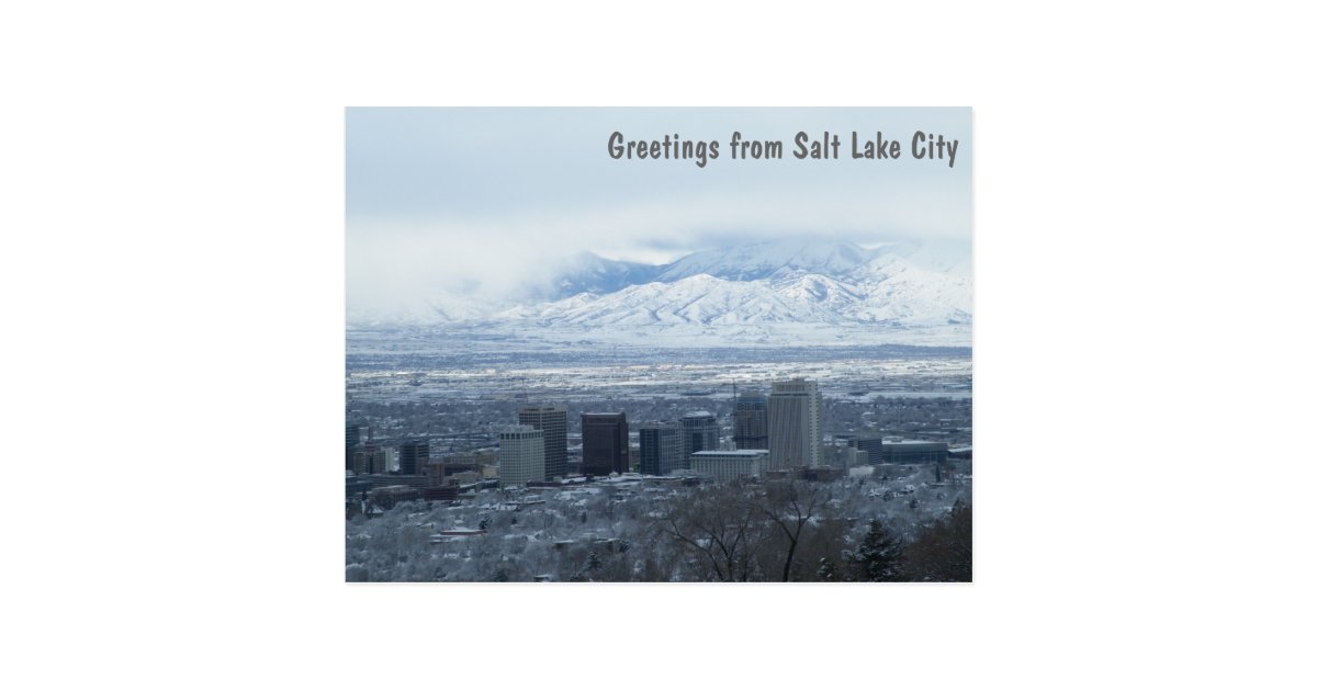 Greetings from Salt Lake City Postcard
