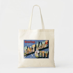 Greetings From Salt Lake City Utah Tote Bag