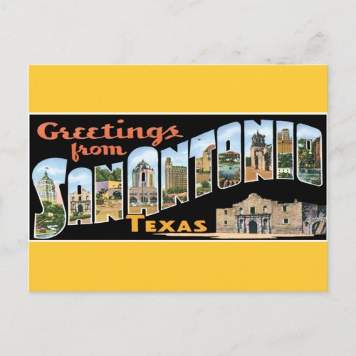 Greetings from San Antonio Postcard