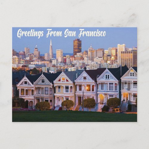 Greetings From San Francisco Postcard