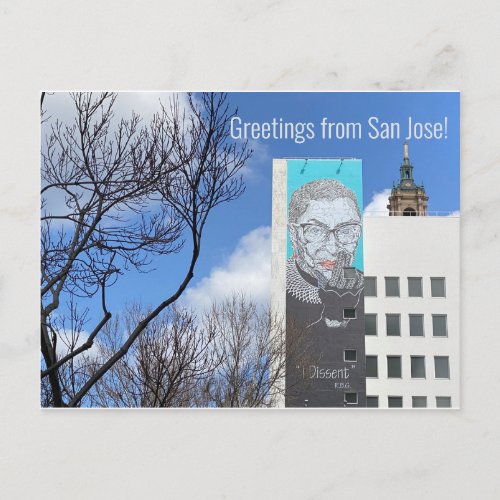 Greetings from San Jose Postcard
