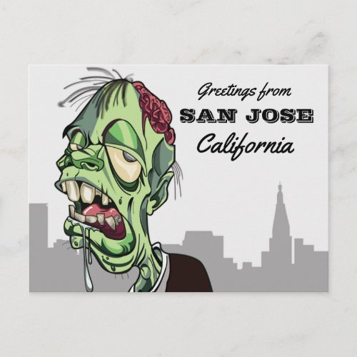Greetings from San Jose travel Postcard
