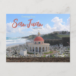 Greetings from San Juan Puerto Rico Postcard