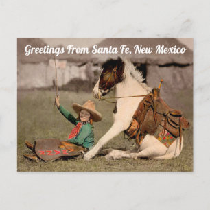 Greetings From Santa Fe, New Mexico Postcard