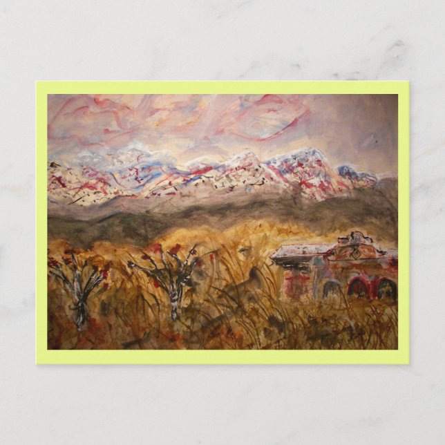 greetings from Santa Fe Postcard (Front)