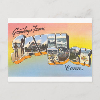 Greetings from Savin Rock West Haven, CT Postcard