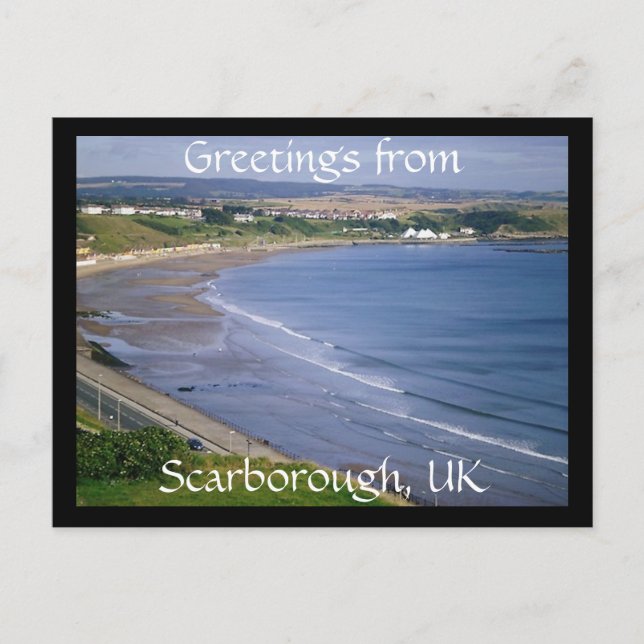 Greetings from Scarborough, UK postcard (Front)