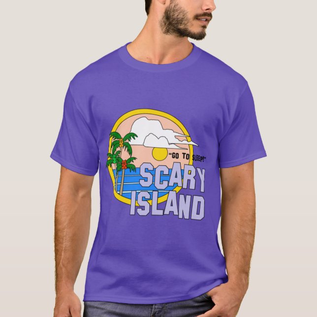 Greetings From Scary Islandhe Peach Fuzz T-Shirt (Front)