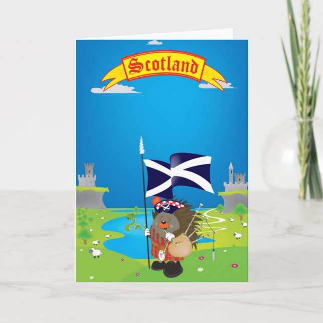 Greetings from Scotland Card (Front)