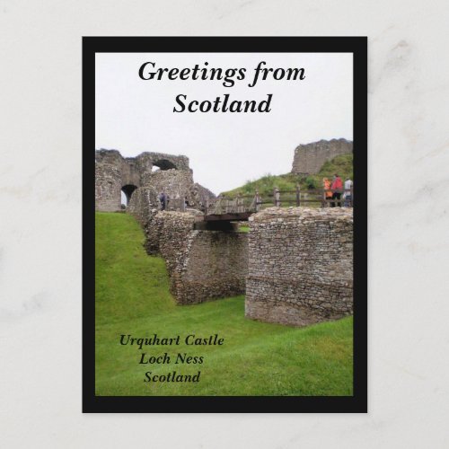 Greetings from Scotland Postcard
