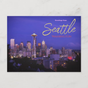 Greetings from Seattle Washington Postcard