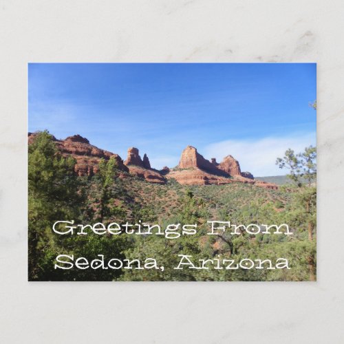 Greetings From Sedona Arizona Postcard