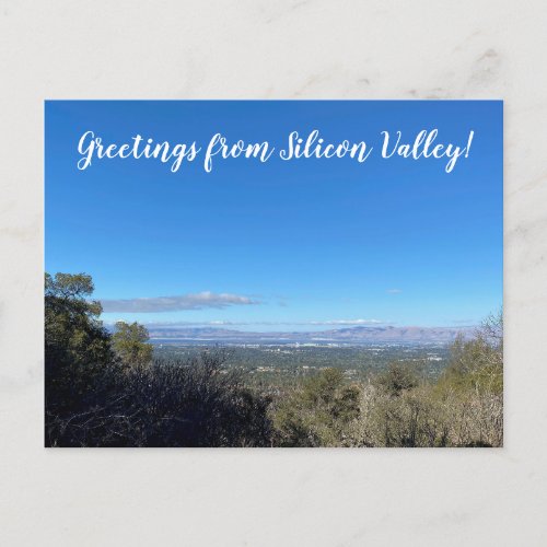 Greetings from Silicon Valley Postcard