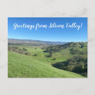 Greetings from Silicon Valley! Postcard
