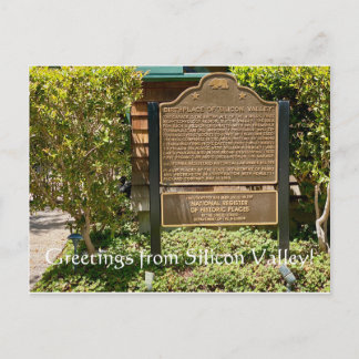 Greetings from Silicon Valley! Postcard