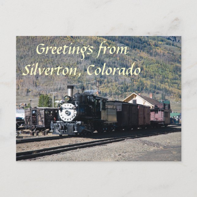 Greetings from Silverton, Colorado Postcard (Front)