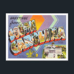 Greetings from South Carolina Vintage Travel Postcard<br><div class="desc">Greetings from South Carolina Vintage Travel Postcard</div>
