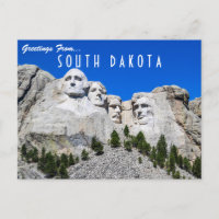 Greetings from South Dakota Mount Rushmore