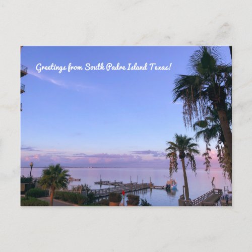 Greetings from South Padre Island Texas Postcard