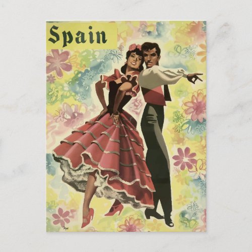 Greetings From Spain Postcard