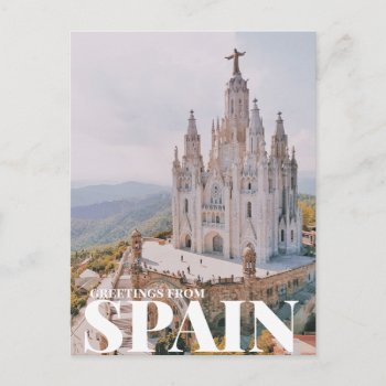 Greetings From Spain Postcard by TwoTravelledTeens at Zazzle