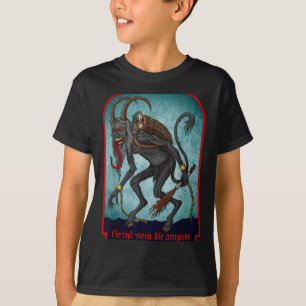 Greetings From Ss Vom Krampus Christmas Festive Ho T-Shirt