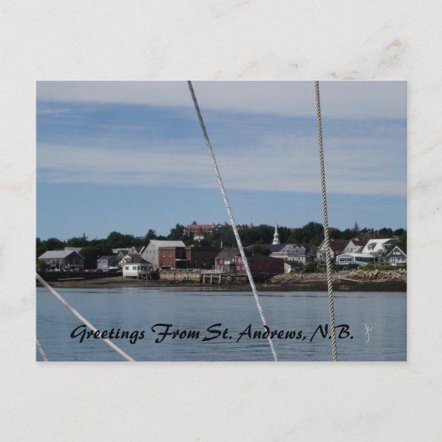 Greetings From St. Andrews, N.B. Postcard (Front)