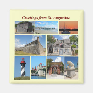 Greetings from St. Augustine, Florida Magnet