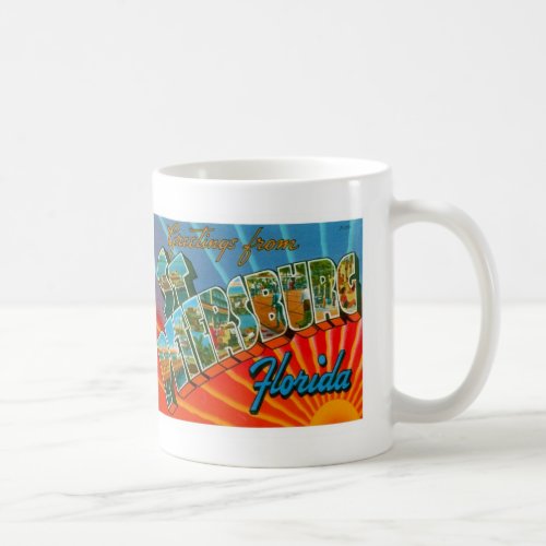 Greetings From St Petersburg Florida Coffee Mug