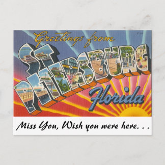 Greetings from St. Petersburg, Florida Postcard