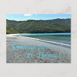 Greetings from St. Thomas Postcard