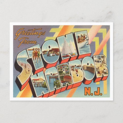 Greetings from Stone Harbor New Jersey Travel Postcard