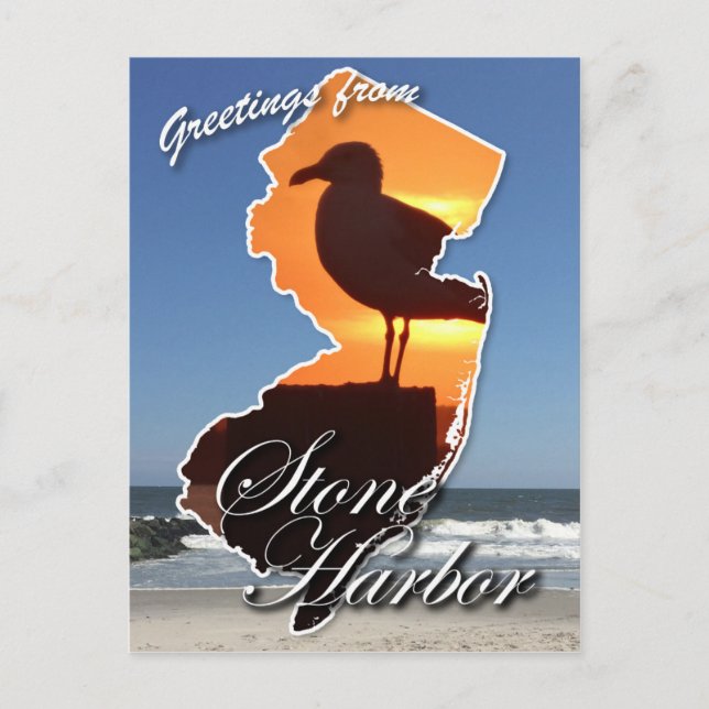 Greetings from Stone Harbor Postcard (Front)