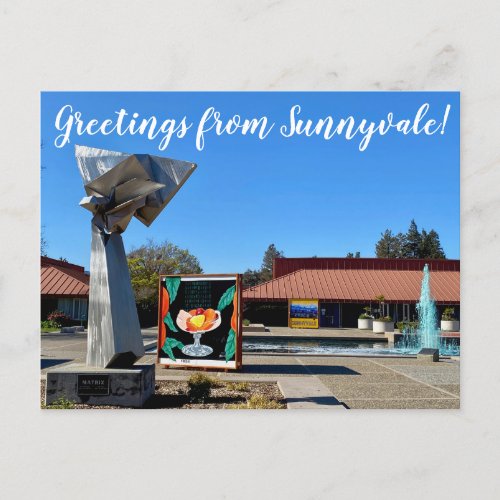 Greetings from Sunnyvale Postcard