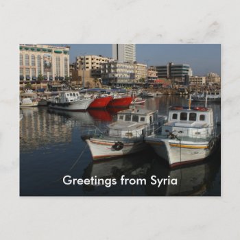 Greetings From Syria - Tartous Postcard by Cammily at Zazzle