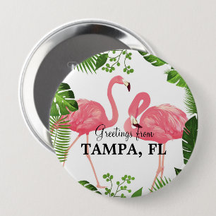 Greetings from Tampa, FL Button