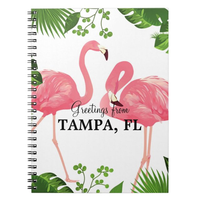Greetings from Tampa, FL Notebook (Front)