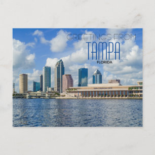 Greetings from Tampa Florida Travel Postcard