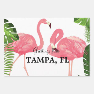 Greetings from Tampa, Florida Wrapping Paper Sheets