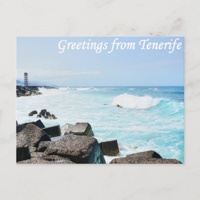 Greetings from Tenerife postcard (Front)