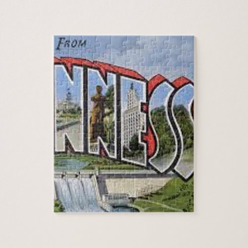 Greetings From Tennessee Jigsaw Puzzle