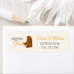 Greetings From Texas Address Label