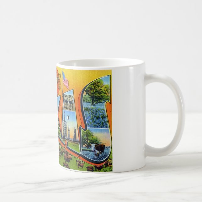 Greetings from Texas Coffee Mug (Right)