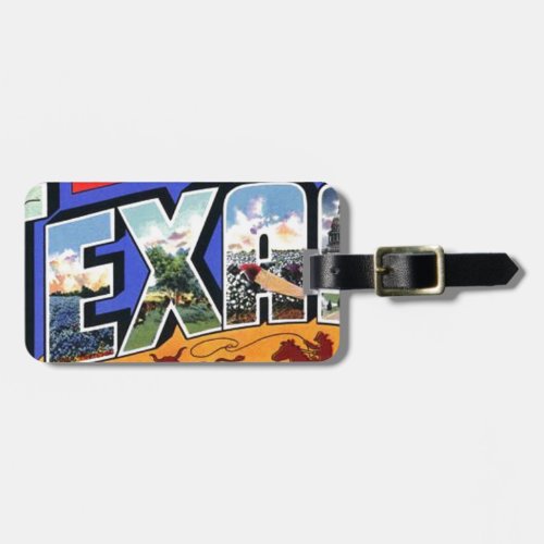 Greetings From Texas Luggage Tag