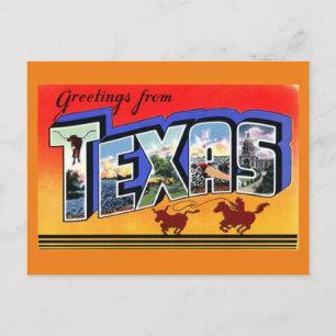Greetings From Texas Postcard