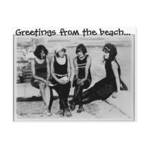 Greetings from the Beach Postcard