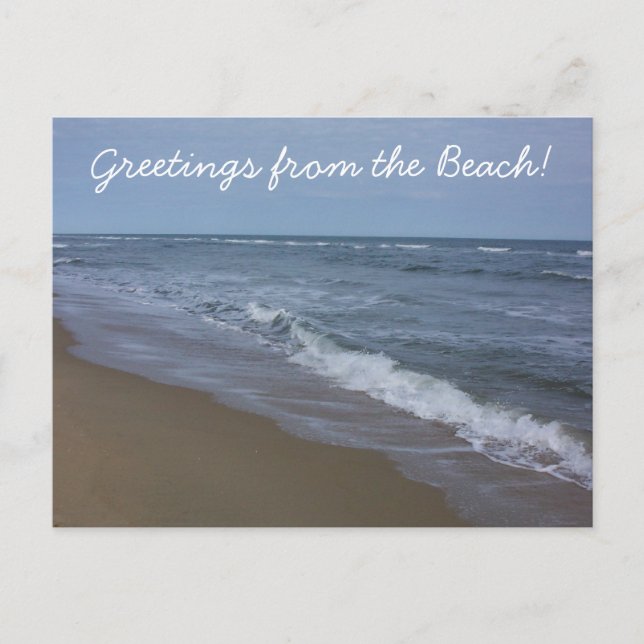 Greetings from the Beach! Postcard (Front)