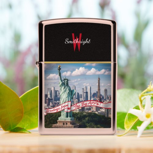 Greetings From The Big Apple Zippo Lighter