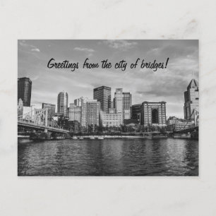 Greetings from the city of bridges! Pittsburgh Postcard